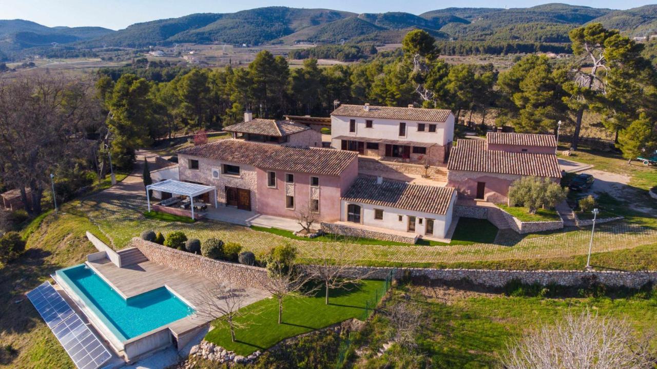 Casa Rural Masia Les Apieres El Pla de Manlleu Exterior photo